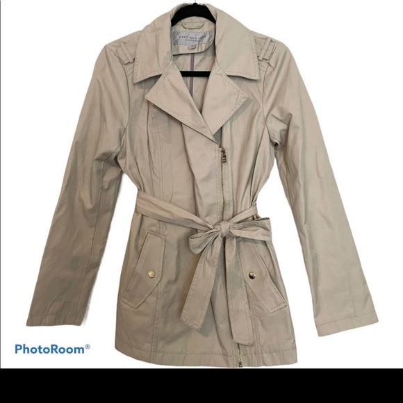 Andrew Marc Jackets & Blazers - Marc New York Womens Size M Tan Trench
